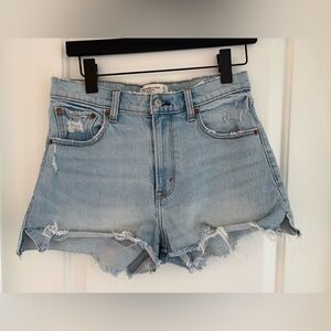 Abercrombie & Fitch Light Blue Jean Shorts size 27/4